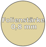 Poolfolie sand 6,40 x 1,35 m x 0,8 Einhängebiese